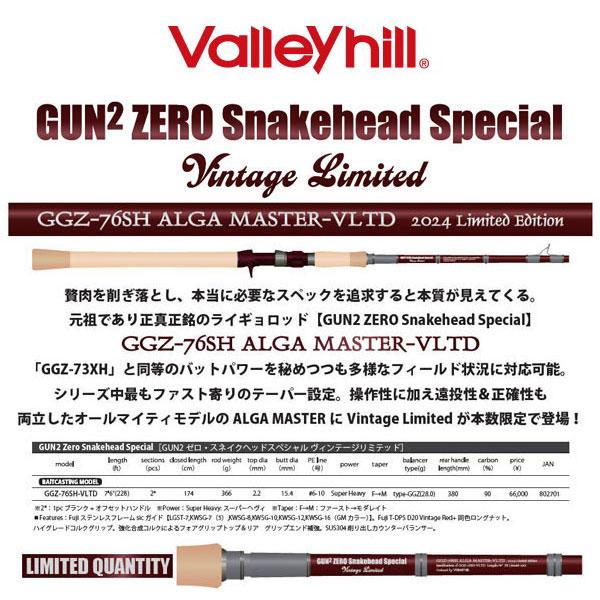 プロショップ藤岡 雷魚バス釣具通販＞SNAKE HEAD＞ロッド＞Valley Hill